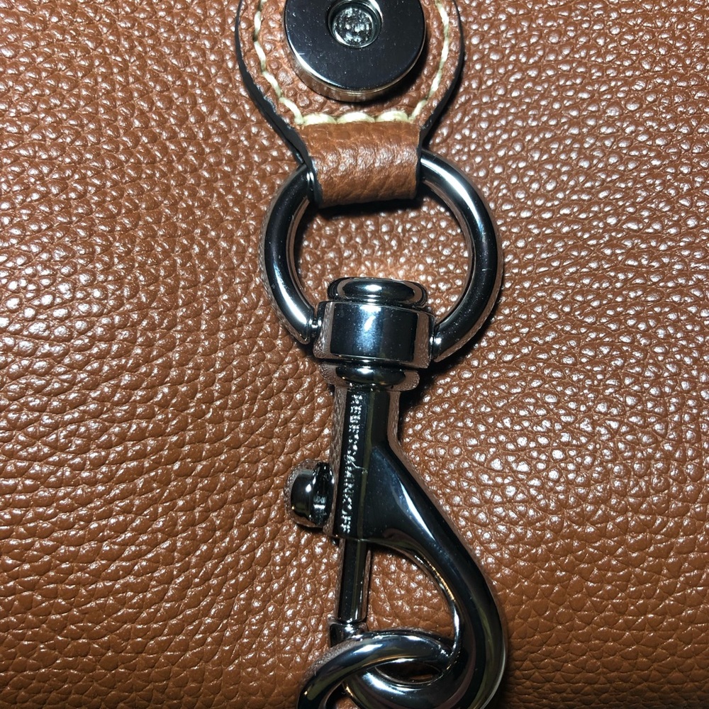 Rebecca Min off crossbody bag. Brown pebbled leather. Dust bag included. - Picture 3 of 6